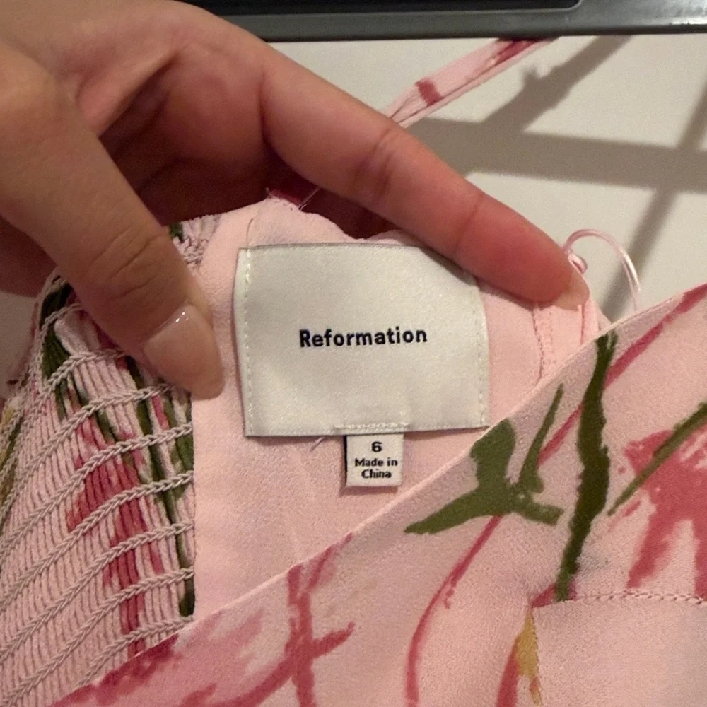 Reformation Pink Floral Maxi Dress - Picture 3 of 6